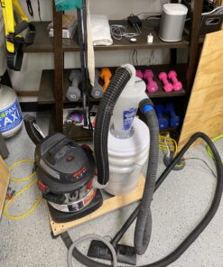 Oneida Air Systems Dust Deputy Deluxe Cyclone Separator Kit with Collapse-Proof Buckets for Wet/Dry Shop Vacuums (DD Deluxe 5-Gal) DD Deluxe 5-Gal 40 810Dd6Ua3kL