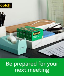 Scotch Brand Transparent Tape, Engineered for Office and Home Use, 3/4 x 2592 Inches, 3 Inch Core, Boxed, 2 Rolls (600-2P34-72),Clear 1 432 Foot (Pack of 1) 15 810DiPlI7L 1