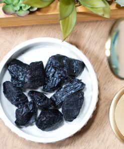 Alternative view of Crystal Allies 3 Pound Bulk Rough Black Tourmaline Reiki Crystal Healing Stones Large 1" 3 LB