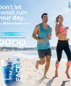 Neat Feat 3B Face Saver Antiperspirant Gel for Facial Perspiration & Shine, White and Blue, 1.76 Fl Oz 23 810FwPES4L 1