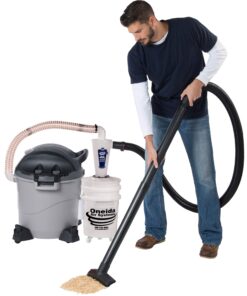 Oneida Air Systems Dust Deputy Deluxe Cyclone Separator Kit with Collapse-Proof Buckets for Wet/Dry Shop Vacuums (DD Deluxe 5-Gal) DD Deluxe 5-Gal 28 810HCO4fXUL
