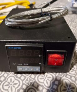 Inkbird ITC-106VH PID Temperature Thermostat Controllers F and C 100 to 240ACV K Sensor 40DA SSR Solid State Relay for Sous Vide Home Brewing ITC-106VH + K + 40A SSR 16 810IinlJHlL