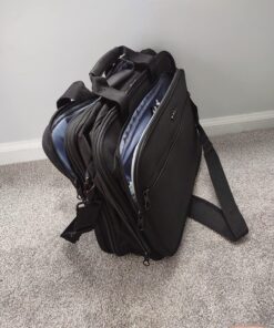 KROSER Laptop Bag Premium Laptop Briefcase Fits Up to 17.3 Inch Laptop Expandable Water-Repellent Shoulder Messenger Bag Computer Bag with RFID Pockets for Travel/Business/Men/Women-Black 23 810Metst0qL