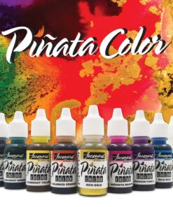 Jacquard Alcohol Ink Set - Pinata Color Exciter Pack - Highly Saturated - Acid-Free - 9 Assorted Colors Half Ounce 50 810NHACryoL