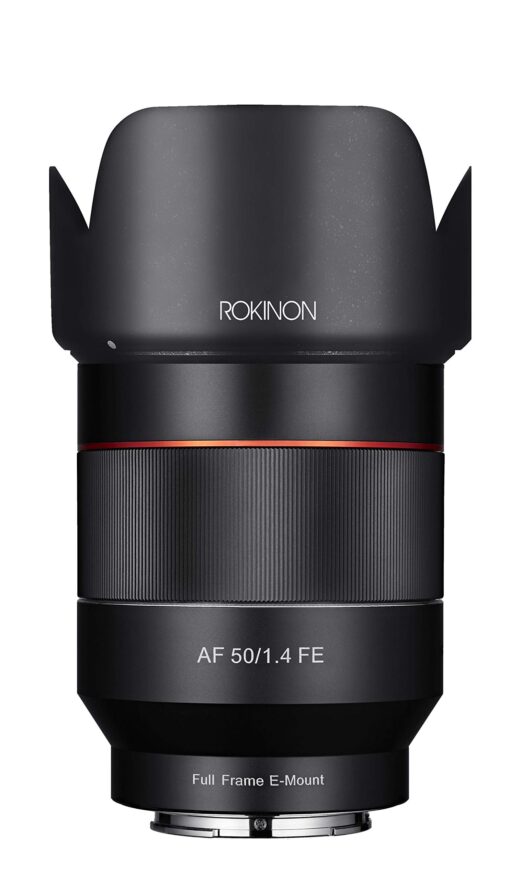 Rokinon IO50AF-E AF 50mm F1.4 Full Frame Auto Focus Lens for Sony E-Mount