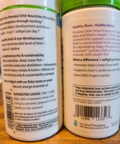 Rainbow Light Prenatal Vitamin, Omega-3 Fatty Acids & Prenatal DHA, Multivitamin for Women, Gluten Free, Promotes Baby's Brain Development & Eye Health, Easy To Digest, 60 Softgels 60 Count (Pack of 1) 40 810OrwN hL