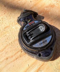 TAJIMA Chalk Line - Chalk-Rite Jam Free Chalk Box with Extra Bold 1mm Snap Line & Five Gear Quick Retrieval - CR301JF Black 21 810PPR5oqiL