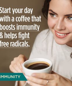 VitaCup Immunity Coffee Pods, Wellness Boost with Antioxidants, Echinacea, Probiotics, Vitamin C & D3, Medium Dark Roast, Recyclable Single Serve Pod Compatible with Keurig K-Cup Brewers,16 Ct 16 Count (Pack of 1) 23 810QO502R5L