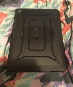 SUPCASE Unicorn Beetle Pro Series Case Designed for iPad 9.7 2018/2017, with Built-in Screen Protector & Dual Layer Full Body Rugged Protective Case for iPad 9.7 5th / 6th Generation(Black) Black 48 810QaI1IDtL
