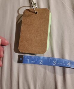 Koogel 300 Pieces 2.2 x 3.5 Inches Multicolor Kraft Paper Binder Ring Easy Flip Flash Card/Study Cards/Memo Scratch Pads/Bookmark/DIY Greeting/Index Card Stock/Note Card(50 Sheets per Set) 300 --multicolored 55 810QdQXcw2L