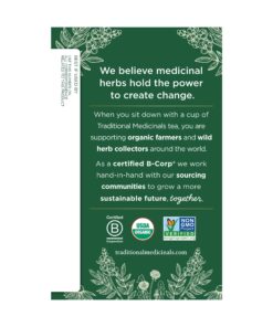 Traditional Medicinals Organic Nettle Leaf Herbal Tea, Supports Joint Health & Overall Wellness, (Pack of 1) - 16 Tea Bags 16 Count (Pack of 1) 11 810RsPF2g4L