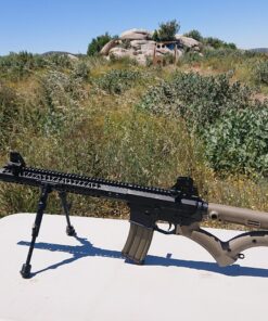 Feyachi Flip Up Iron Sight Front Rear Sight Compatible for Picatinny Rail and Weaver Rail of Rifle, Foldable Sights Black 54 810SKdilyOL