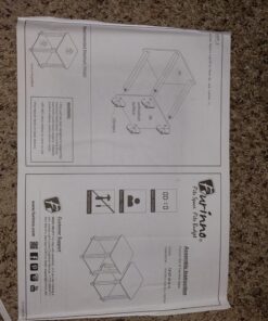 Furinno Simplistic Set of 2 End Table, French Oak Grey/Grey French Oak/Grey 2-Pack, Plastic Pole 15.6 x 15.6 38 810TAVKP9BL