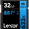 Lexar Professional 633x 32GB SDHC UHS-I Card, Up To 95MB/s Read, for Mid-Range DSLR, HD Camcorder, 3D Cameras, LSD32GCB1NL633 (Product Label May Vary) Single 30 810WCQJDNkS