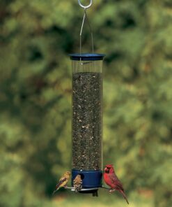 Droll Yankees 21964205201 787461785928 Squirrel Proof Bird Feeder, Yankee Whipper, 28-Inch, 4 P, Evening Blue 19 810WPr2KCCL