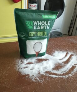 WHOLE EARTH 100% Erythritol Zero Calorie Plant-Based Sugar Alternative, 4 Pound Pouch (Packaging May Vary ) Granulated 4 Pound (Pack of 1) 35 810YMIhX7eL