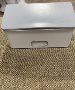 Ubbi Baby Wipes Dispenser, Baby Wipes Case, Baby Wipes Holder With Weighted Plate, Keeps Wipes Fresh And Non-Slip Rubber Feet, Gray Gray Wipes Dispenser 34 810YPS2W1NL