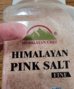 Himalayan Chef Himalayan Pink Salt Fine Grain, Plastic Jar-5 lbs Himalayan Salt fine Plastic Jar 5 Pound (Pack of 1) 43 810ZW1MwDL