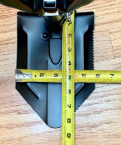 RHINO USA Folding Survival Shovel w/Pick - Heavy Duty Carbon Steel Military Style Entrenching Tool for Off Road, Camping, Gardening, Beach, Digging Dirt, Sand, Mud & Snow. 43 810aS7p8eUL