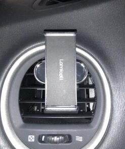 Lamicall Car Vent Phone Mount - Air Vent Clip Holder, Universal Stand Hands Free Cradle Compatible with Cell Phone 14 13 12 Mini 11 Pro Xs Max Xr X 8 7 6 6s Plus SE Smartphones Black 1-Black 41 810bD60IhSL