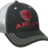 Ariat Men's Black Red Gray Mesh Hat One Size 9 810dTfXe8eL