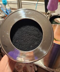 Utopia Kitchen Compost Bin for Kitchen Countertop - 1.3 Gallon Compost Bucket for Kitchen with Lid - Includes 1 Spare Charcoal Filter (Silver) Silver 39 810diWWR9hL