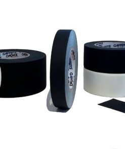 Gaffers Tape 2 inch x 35 Yard Black by GAFFER'S CHOICE - Bonus 5 Yards - Adhesive is Safer Than Duct Tape - Waterproof & Non-Reflective Multipurpose Gaffer Tape 6 810evCp2OqL 1