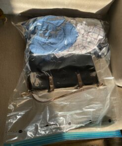 RoomierLife 8 Travel Space Saver Bags. Pack of 8 Bags, size Medium to Large. Roll-Up Compression Storage (No Vacuum Needed) & Packing Organizers. Perfect for Travel and Home Storage Travel Space Bags 28 810f56WMRoL 1