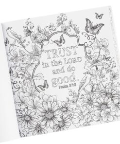 "Be Still" Inspirational Adult Coloring Therapy Featuring Psalms 40 810f7HB7XEL
