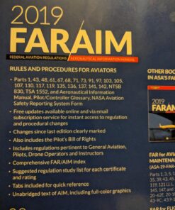 FAR/AIM 2019: Federal Aviation Regulations / Aeronautical Information Manual (FAR/AIM Series) 9 810fPklvkeL