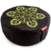 Yoga Meditation Buckwheat Bolster Pillow Cushion Tree Black 16" x 16"
