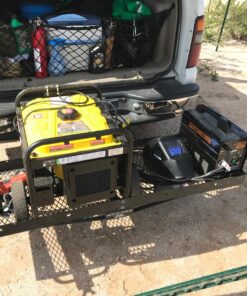 Champion Power Equipment 100302 4000-Watt RV Ready Open Frame Inverter, Yellow 4000-Watt + Gas + Manual Start 49 810rrMmWnL