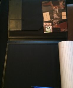Samsill Professional Padfolio, Business Portfolio, Black, Includes 8.5 x 11 Writing Pad Full Size - 8.5x11 1 Pack 44 810rxr7LdKL