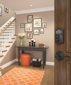 Schlage BE365 V CAM 716 Camelot Keypad Deadbolt, Electronic Keyless Entry Lock, Aged Bronze 25 810s8k3Y7fL