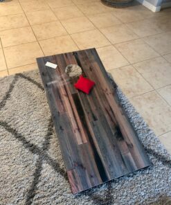 ZENY Portable Cornhole Set Regulation Size Outdoor Yard Cornhole Game 2 Wooden Cornhole Boards 8 Corn Hole Toss Bags with Travel Carrying Bag Regulation Szie 4x2ft 38 810sRBcesSL