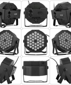 36LEDs Stage Par Lights 4 Pack - RGB LED Par Lights Sound Activated Auto Play by Remote & DMX Control Uplights for Wedding Birthday Church Music Light Show DJ Dance Party Events Stage Lighting 36LEDs Par Lights 4 Pack 19 810uxN6dAsS