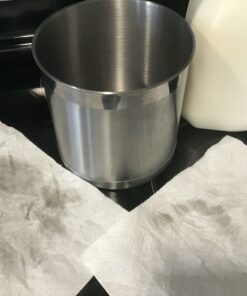 Oggi Stainless Steel Jumbo Utensil Holder - 7" Utensil Caddy, Weighted Base for Stability - Extra Large Utensil Crock and Countertop Utensil Organizer, Stainless Steel Stainless Steel - 7" 41 810wlBmoj1L