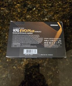 SAMSUNG 970 EVO Plus SSD 250GB NVMe M.2 Internal Solid State Drive with V-NAND Technology, Storage and Memory Expansion for Gaming, Graphics w/ Heat Control, Max Speed, MZ-V7S250B/AM 52 810x UAJmoL
