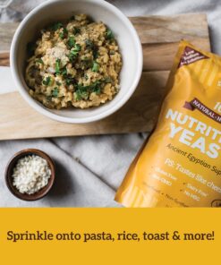 Sari Foods- Non-Fortified Nutritional Yeast Flakes, 24oz or 8oz, Superfood, Rich in Vegan Protein. Gluten Free & Dairy Free Cheese Substitute, Vitamins B, Beta-glucans, and All 18 Amino Acids, Non GMO Original 8 Ounce (Pack of 1) 32 810yxhIcG4S 1