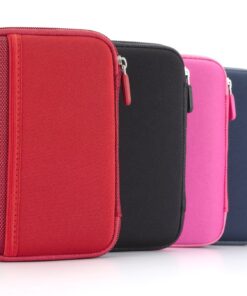 Drive Logic DL-64-RED Portable EVA Hard Drive Carrying Case Pouch, Red 27 811 qHwjM5L