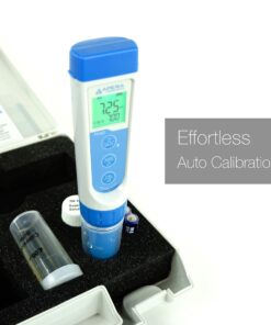 Apera Instruments AI311 Premium Series PH60 Waterproof pH Pocket Tester Kit, Replaceable Probe, ±0.01 pH Accuracy, Lcd display Regular Glass Bulb Sensor 27 811 xqvLSQL