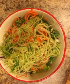 Paderno World Cuisine 4-Blade Folding Vegetable Slicer / Spiralizer Pro, Counter-Mounted and includes 4 Different Stainless Steel Blades Folding 4-Blade White 69 8111j2VRIrL