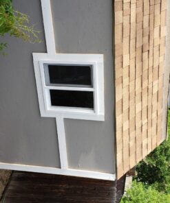 EZBUILDER 70187 Peak Style Shed Instant Framing Kit, 7'x8', Brown 38 8112kO7B5RL