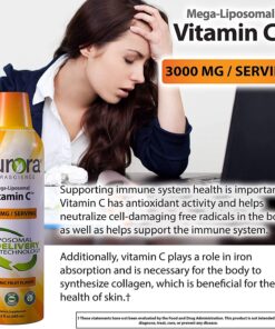 Aurora Nutrascience Mega Liposomal Vitamin C 3000 mg per Serving 16 oz Liquid 8 8112wU8VpzL