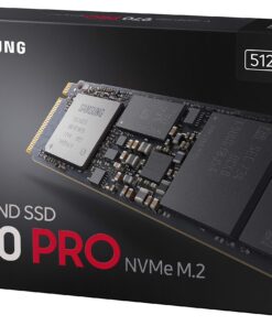 Samsung 970 PRO SSD 512GB - M.2 NVMe Interface Internal Solid State Drive with V-NAND Technology (MZ-V7P512BW), Black/Red 30 8114jvKd7 L