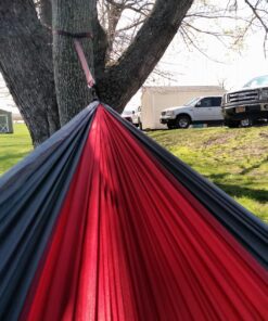 Wise Owl Outfitters Hammock Straps for Trees Heavy Duty - Set of Two 10ft Long, 1 Inch Thick Camping Hammock Tree Straps w/ 38 Loops & 2D Carabiners - Essential Hammock Accessories Blue 42 8115KFsdVgL 2