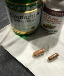 Organic Ceylon Cinnamon Supplement Capsules: All Natural Vegan Cinnamon Pills - Antioxidant Support for Healthy Joints, Circulation and Digestion - 60 Veggie Capsules 20 8116GnpTZGL