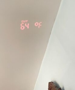 La Crosse Technology 616-146 Color Projection Alarm Clock with Outdoor temperature & Charging USB port Alarm Clocks 30 8116N kz1L