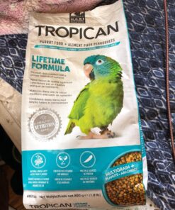 HARI Tropican Bird Food, Hagen Parrot Food with Peanuts & Sunflower Seeds, Maintenance Parrot Granules, Lifetime Formula, 1.8 lb Bag 1.8 Pound (Pack of 1) 20 8117fZS2BwL