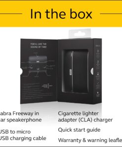 Jabra 100-46000000-02 Freeway Bluetooth In-Car Speakerphone (U.S. Retail Packaging),Black 20 8119igAnhIL